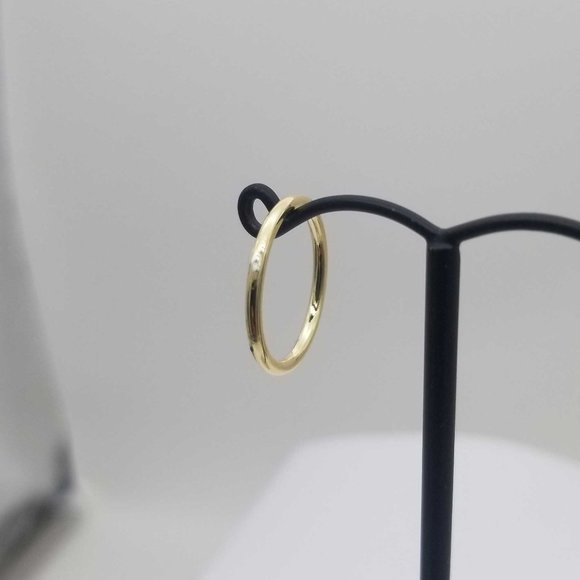 10 K Gold wedding Band 1.5 mm , white gold, yellow gold, rose gold, engagement - Picture 3 of 4